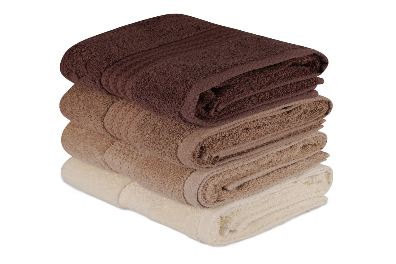 Set prosoape, L'essentiel Maison, Rainbow, Crem / Bej / Maro - imagine 6